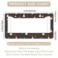 thumbnail image 3 of 1 Pcs Christmas themed Gnomes and Decorations License Plate Frame,License Plate Cover for Car Decorative Parts,Aluminum License Plate Bracket Holder Rust-Proof for US Standard Car, 3 of 8