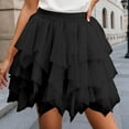 thumbnail image 2 of Women Dress BlackTutu Skirts for Women Tulle Midi Skirt Layered Puffy Fairy Skirt Adult Party Favor Dance, 2 of 5