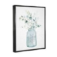 thumbnail image 4 of Stupell Industries Botanical Sprigs Arrangement Vintage Jar Cursive Script Graphic Art Luster Gray Floating Framed Canvas Print Wall Art, Design by Lettered and Lined, 4 of 5