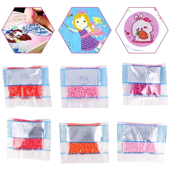 PAMINGONO 48Pcs Flatback Crystal Rhinestones Resin Rhinestone Assorted Color Round for Diy Craft and Jewelry Production