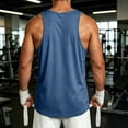 thumbnail image 5 of Mfakffe Tank Tops For Men Lightweight Workout Summer Sleeveless Muscle Gym Shirts Athletic Beach Tee Shirt, 5 of 5