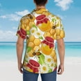 thumbnail image 6 of Balery Men'S Summer Hawaiian Shirts Short-Sleeve Design Name Printed Casual Shirts - Size Name, 6 of 9