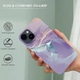 thumbnail image 3 of iPhone 14 Pro Max phone case, high-quality and durable PC plastic phone case, full body shock protection, scratch resistant ultra-thin shell, 6.7 inches, lavender color, 3 of 4