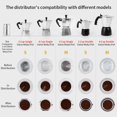 thumbnail image 3 of baomifa-Moka Pot Dosing Funnel, Stovetop Espresso Coffee Maker Distribution Tool Italian Coffee Maker Dosing Ring For Moka Express 6 Cups, Transparent, 3 of 4