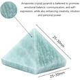 thumbnail image 3 of Amazonite Pyramid Crystal Healing Stones - 1" Inch, 3 of 6