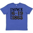thumbnail image 3 of Inktastic Juneteenth Since 6-19-1865 Youth T-Shirt, 3 of 5
