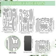 thumbnail image 2 of Troqueles de metal para tartas de flores, rosas, margaritas, narcisos, relieve, velas de estrella, acero al carbono, 2 of 9