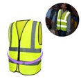 thumbnail image 4 of Chaleco de seguridad reflectante de 2 piezas, alta visibilidad, protección de 360 grados, fácil limpieza, chaleco de seguridad ligero, ropa de trabajo., 4 of 12