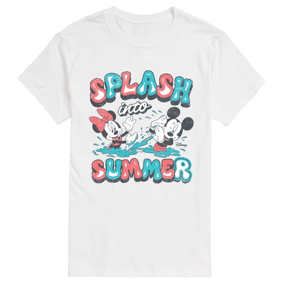 Disney - Splash Into Summer - Men's Short Sleeve Graphic T-Shirt