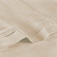thumbnail image 4 of 650 Thread Count 100% Egyptian Cotton Solid Pillowcases, 2-Piece Pillowcase Set by Blue Nile Mills- King, Ivory, 4 of 6