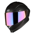 thumbnail image 4 of 1Storm Motorcycle Full Face Helmet DOT Adults Street Bike Dual Visor Sun Inner Shield with One Extra Clear Shield: HJAH15 Tinted Matt Black, 4 of 7