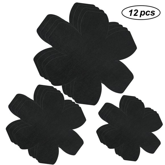 HLONK Ensemble de Protecteurs de Casseroles 12 et 3 Tailles Différentes Séparateurs de Casseroles Plus Grands et Plus Épais Séparateurs de Casseroles Noirs pour Ustensiles de Cuisine Noirs