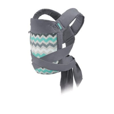 Infantino Infant Sling - Infantino Sash Wrap & Tie Mei Tai Carrier, Ikat Chevron