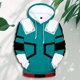 thumbnail image 2 of Sudadera con capucha de bolsillo con impresión 3Dsudadera con capucha suelta con cordón cálido Unisex Ndcxsfigh Para estrenar, 2 of 5