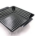 thumbnail image 3 of Bgsha Nonstick Square Grilling Basket: Perfect for Outdoor Cooking & Camping!, 3 of 7