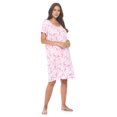 thumbnail image 2 of Casual Nights Women's Short Sleeve Floral Nightgown Nightshirt Night Dress, 2 of 5