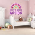 thumbnail image 3 of The Key To Success Is Action Positive Motivating Life Quote Vinyl Wall Design Wall Art Sticker Designs Vinyl Stickers For Home House Walls Rooms Windows Bedroom Decoration Size (28x28 inch), 3 of 3