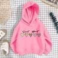 thumbnail image 4 of SJLDQY Girls Hoodies Casual Hooded Sweatshirt Long Sleeve Love-themed Graphic Pullover Tops Size 3-4 Years, 4 of 4