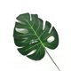 thumbnail image 3 of 10 hojas artificiales de monstera tropical de alta simulación para decoración de hogar, fiesta, oficina y tienda - Talla L, 3 of 6