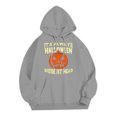 thumbnail image 2 of Halloween Hoodies for Men 2025 Casual Loose Halloween Graphic Hooded Sweatshirt with Pockets Pullover Tops, 2 of 3