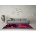 thumbnail image 3 of Ahgly Company Indoor Rectangle Abstract Pink Modern Area Rugs, 5' x 8', 3 of 4
