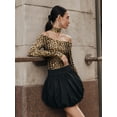 thumbnail image 2 of MOYIKO Off the Shoulder Tops for Women Long Sleeve Body Suits for Womens,Size S-XXL, 2 of 7