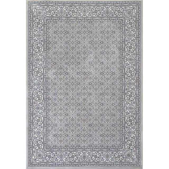 Dynamic Rugs AN28570119666 2 ft. 2 in. x 7 ft. 7 in. Ancient 57011 Rectangle Traditional Rug - 9666 Soft Grey & Cream