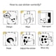 thumbnail image 5 of 50 cartoon bee stickers waterproof, 5 of 5