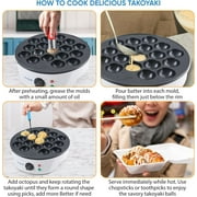 Takoyaki Maker Machine by StarBlue with Takoyaki Picks