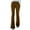 Brown, variant on Hfyihgf Plus Size Corduroy Flare Pants for Women Vintage High Waisted Pants Straight Leg Casual Comfy Bell Bottom Trousers(Brown,3XL)