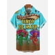 thumbnail image 2 of Camisas hawaianas de moda 2024 para hombre, estilo mexicano, estampado de póster artístico de grafiti colorido, camisa de manga corta, ropa estilo hawaiano, 2 of 5