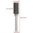 thumbnail image 3 of 2pcs 12mm Carbide Rotary File Milling Shank 6mm Metal Grinding Cutter Head Burr Head, 3 of 8