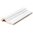 thumbnail image 3 of The Tile Life Blecker White Polished Ceramic Chair Rail Tile, 2 x 6 in, 20-Piece, 3 of 5