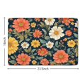 thumbnail image 5 of Pioneer Flower Floral Print Flannel Non Slip Door Rugs,Washable Door Mats Indoor,Decorative Door Mats,Dirt-Resistant and Absorbent Doormat for Entrance,Bedroom,Kitchen,Bathroom,23.5"x16", 5 of 5