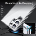thumbnail image 4 of fafa-Case for Samsung Galaxy S22 Ultra 5G 6.8-Inch, Non-Yellowing Shockproof Bumper Protective Phone Cover, Anti-Scratch Hard PC Back (Clear), 4 of 4