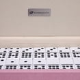 thumbnail image 7 of Silverman & Co. Double 9 Large White Domino Set - Pink Case, 7 of 7
