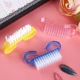 thumbnail image 4 of 2Pcs Different Kinds of Fingernail brush with Plastic Handle Nail brush for cleaning Fingernails - Easy to use Nail Scrub brush - Nail Cleaner Nail brushes for Hands Feet, 4 of 5