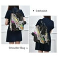 thumbnail image 4 of FORMRS Women's Travel Backpack Purse Anti-Theft Hidden Pockets Casual Shoulder Bag, Colorful White, 4 of 7