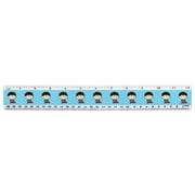 Superman Cute Chibi Character 12 Inch Standard and Metric Plastic Ruler