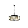 thumbnail image 5 of Urban Classic Chelsea 10-Light Metal Royal Cut Chandelier in Black, 5 of 9