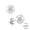 1 Pair-8mm, variant on 925 Sterling Silver Pearl Stud Earrings for Women, Freshwater Cultured White Pearl Earrings 4-10mm, Hypoallergenic Small Pearl Earrings for Sensitive Ears, Gift Jewelry
