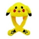 thumbnail image 1 of Gorro de Pikachu Pikachu con orejas de conejo, gorro para saltar en movimiento, gorro de felpa de conejito divertido V1, 1 of 5