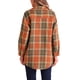 thumbnail image 3 of CAMISA DE FLANELA A CUADROS VINTAGE PARA MUJERES INSPIRE CHIC DE MANGA LARGA CON BOTONES Y CUELLO DESCENDIDO, BLUSAS TOPS CASUAL, CÁRDIGAN XL NARANJA, 3 of 6
