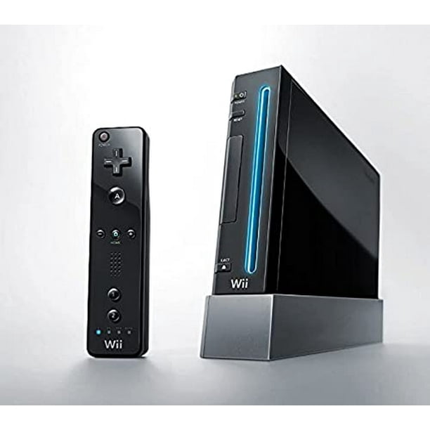 Wii Console (Black) - (Renewed)