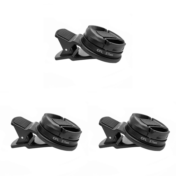 Kit Lente Filtro CPL Polarizador Circular Universal Portátil