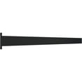 thumbnail image 2 of Ekena Millwork 2 1/2"W x 40"D Countertop Island Steel Heavy Duty Bracket w/ Flange, Powder Coated Black, 2 of 10