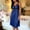 Navy, variant on Blmnix Slip Dress Ladies Dresses Lounge Dress Satin Dress Under Dresses V-Neck Blue Mid-Length Sleeveless Adjustable Strap Summer Dresses for Women 2026,Free Size