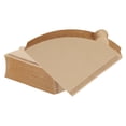 thumbnail image 1 of 100 Contenido Tamaño V01 Filtros de Café de Papel Desechables para Percolador Fibra de Madera Natural No Blanqueada, Marrón, 1 of 6