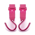 thumbnail image 2 of Buggy Hook Think King Mighty para cochecito y silla de ruedas, paquete de 2 unidades, color rosa, 2 of 6