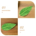thumbnail image 4 of 200 hojas decorativas de sushi realistas para restaurante (verde), 4 of 6